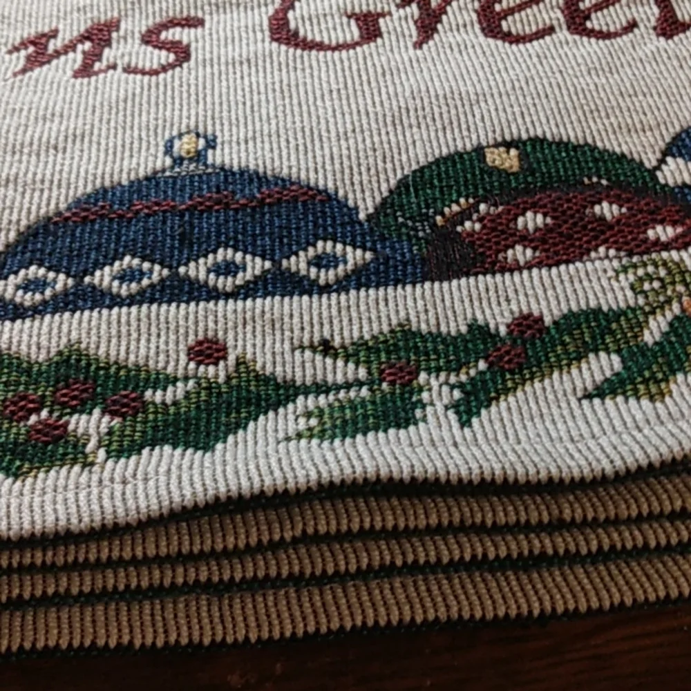 Set of 5 Christmas placemats